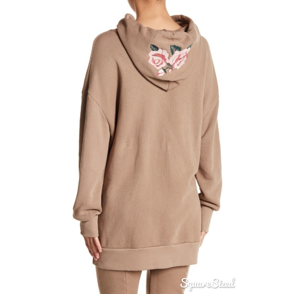 Wildfox Rose Color Block Hoodie